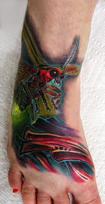 Sorin Gabor - Lightning bug bio abstract foot
